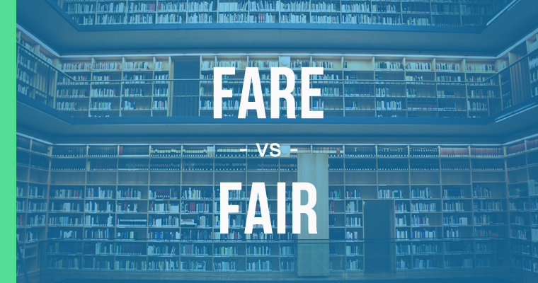 fare versus fair