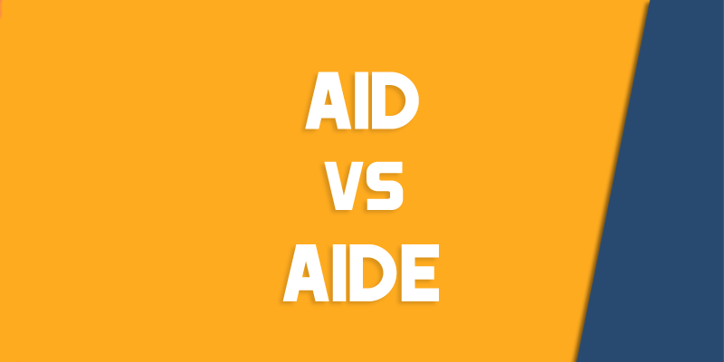 aid versus aide