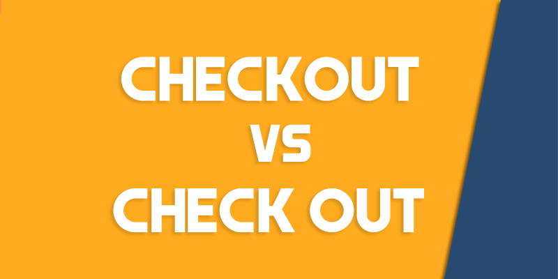check out versus checkout