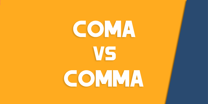 coma versus comma