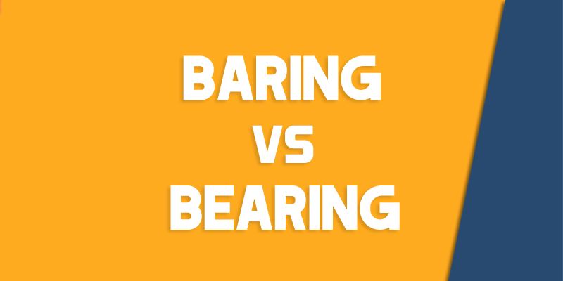 baring or bearing