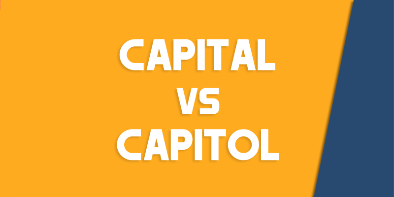 capital versus capitol