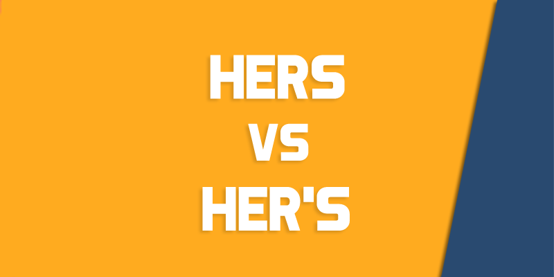 Hers vs Her's
