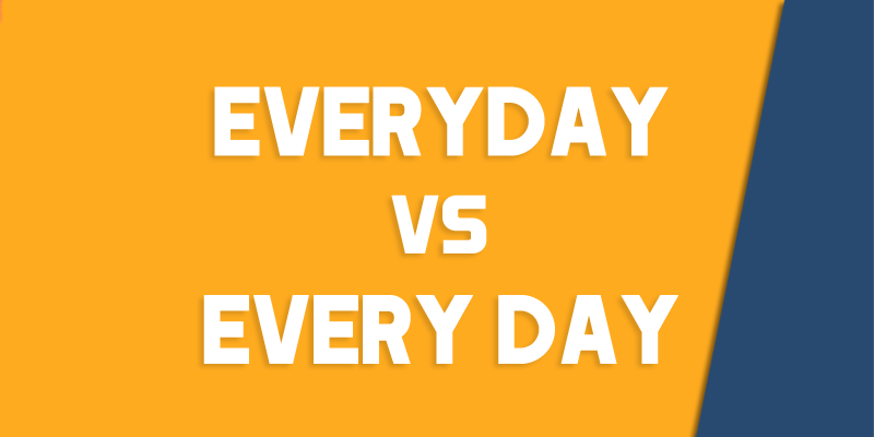 everyday versus every day